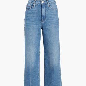 Frame Ali Wide Crop Jeans